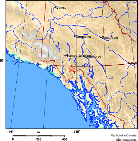 Map of Earthquake Area