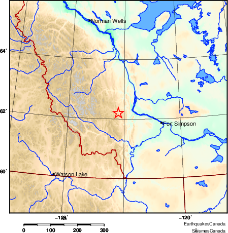 Map of Earthquake Area