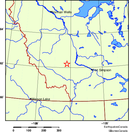 Map of Regional Seismographs