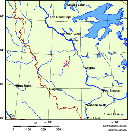 Map of Earthquake Localities