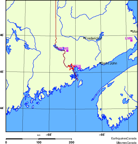 carte des localisations des stations sismologiques locales