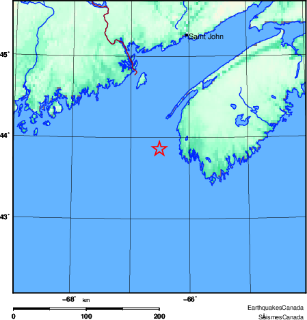 Map of Earthquake Area