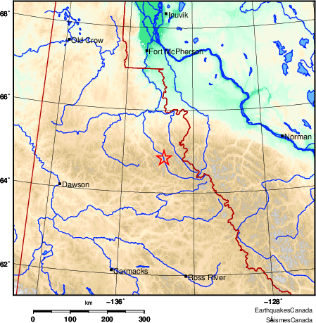 Map of Earthquake Area