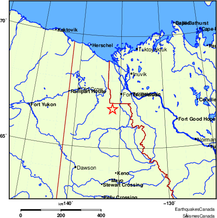 Map of Earthquake Localities