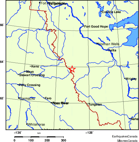 Map of Earthquake Localities