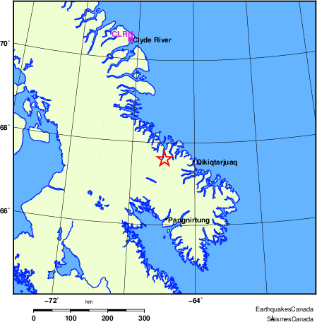 Map of Regional Seismographs