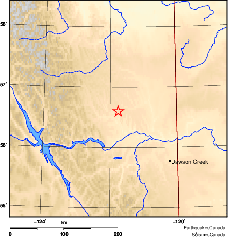 Map of Earthquake Area