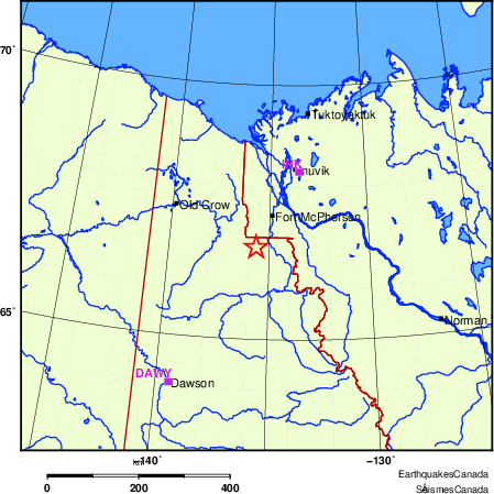 Map of Regional Seismographs