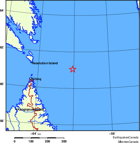 Map of Earthquake Localities