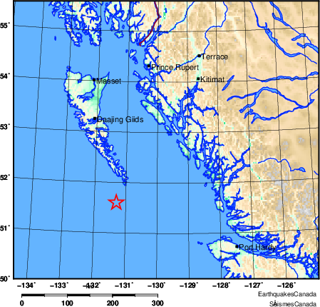 Map of Earthquake Area