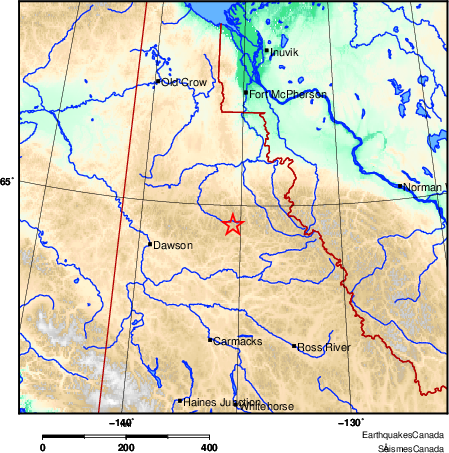 Map of Earthquake Area