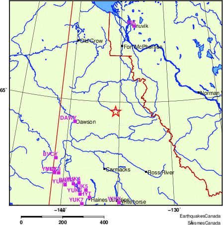 Map of Regional Seismographs