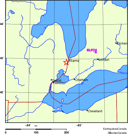 carte des localisations des stations sismologiques locales