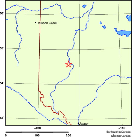 Map of Regional Seismographs