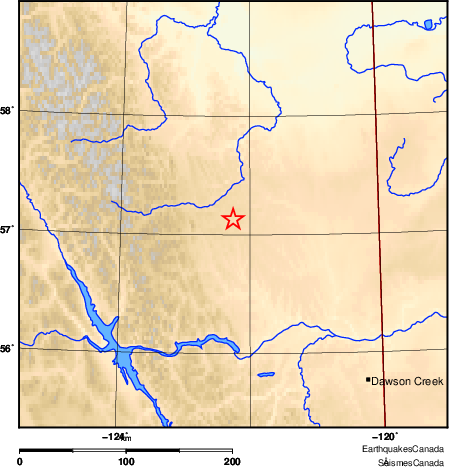 Map of Earthquake Area