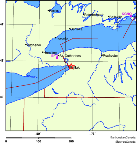 Map of Regional Seismographs