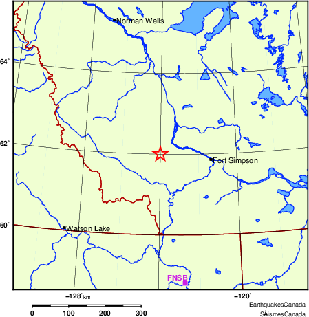 Map of Regional Seismographs