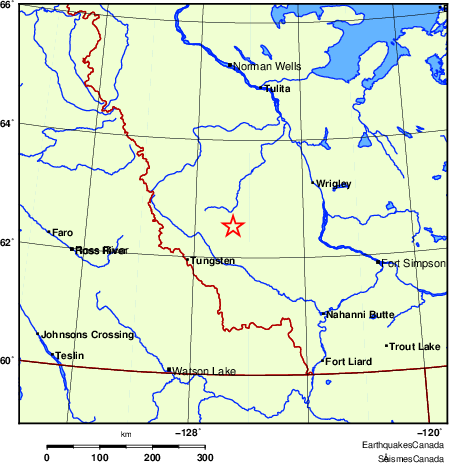 Map of Earthquake Localities