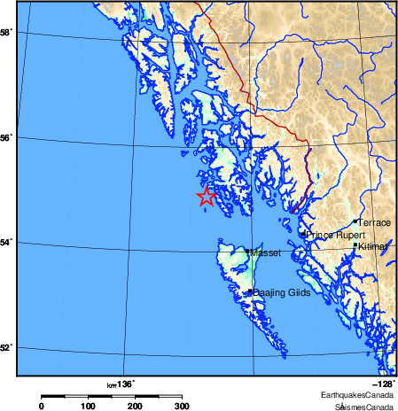 Map of Earthquake Area