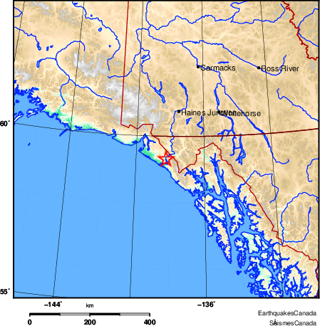 Map of Earthquake Area