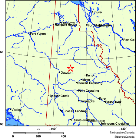 Map of Earthquake Localities