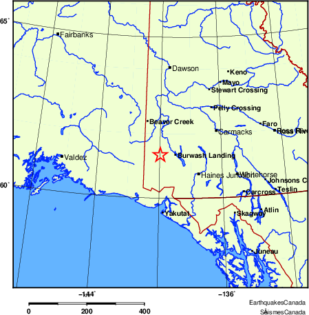 Map of Earthquake Localities