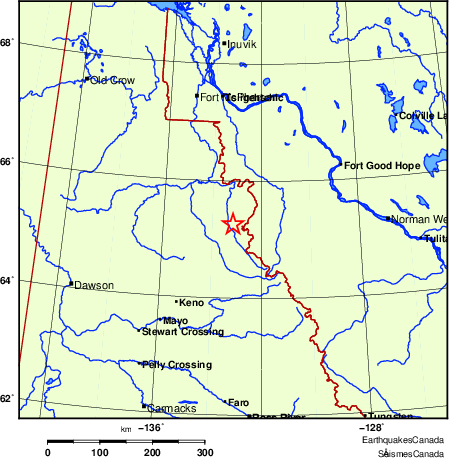 Map of Earthquake Localities