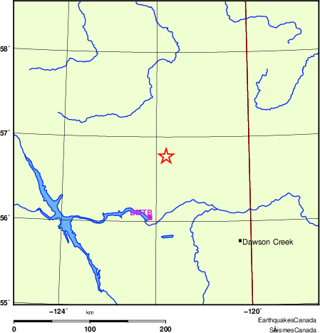 Map of Regional Seismographs