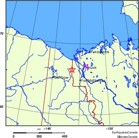 Map of Regional Seismographs