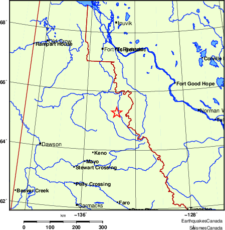 Map of Earthquake Localities