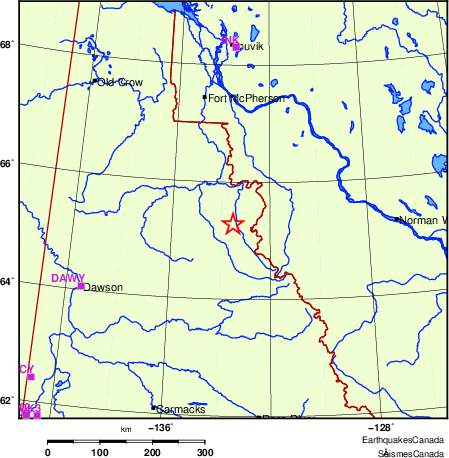 Map of Regional Seismographs