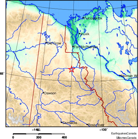 Map of Earthquake Area