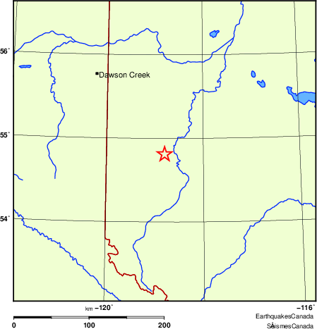 Map of Regional Seismographs