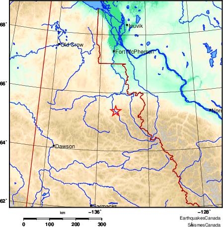 Map of Earthquake Area