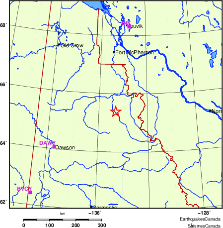 Map of Regional Seismographs