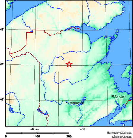 Map of Earthquake Area