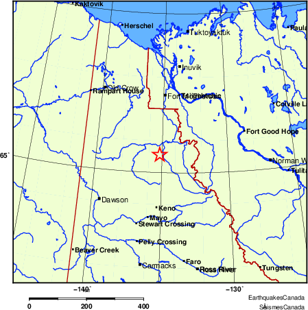 Map of Earthquake Localities