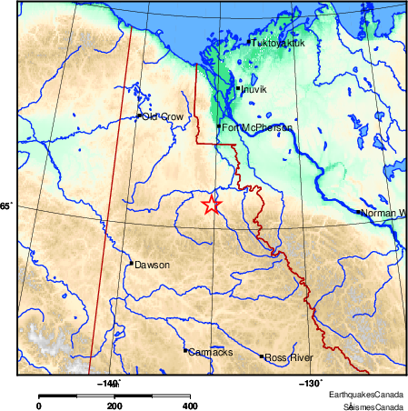 Map of Earthquake Area