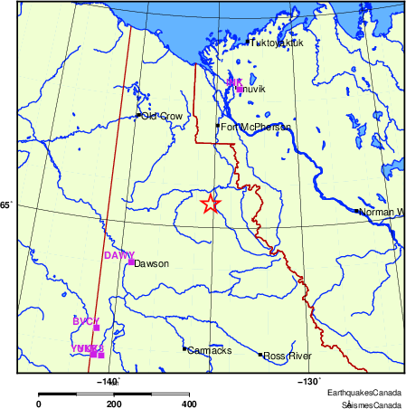 Map of Regional Seismographs