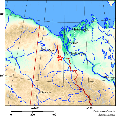 Map of Earthquake Area