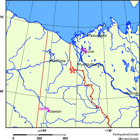 Map of Regional Seismographs