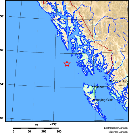 Map of Earthquake Area