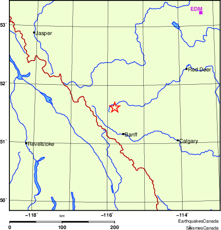 carte des localisations des stations sismologiques locales