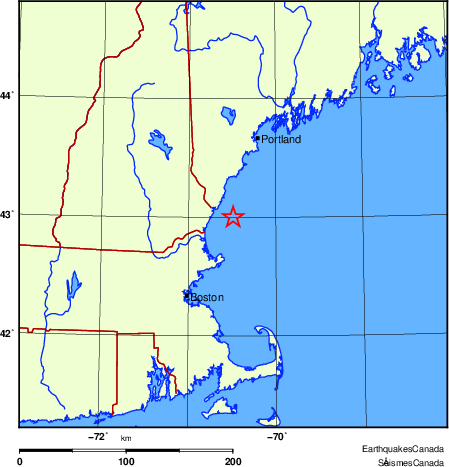 Map of Regional Seismographs