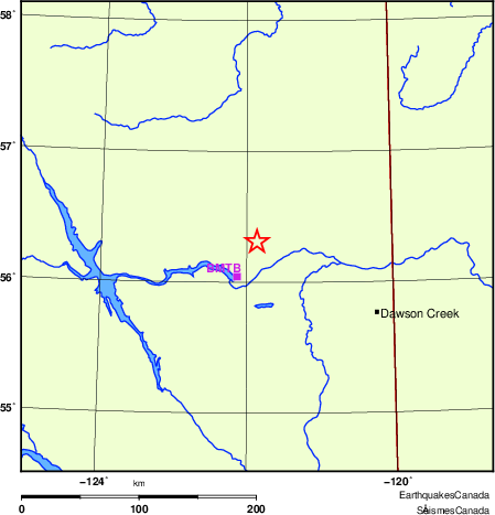 Map of Regional Seismographs