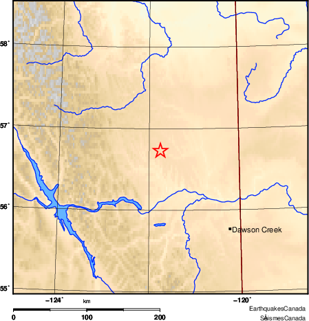 Map of Earthquake Area