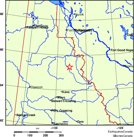 Map of Earthquake Localities