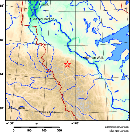 Map of Earthquake Area