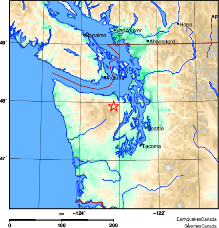 Map of Earthquake Area