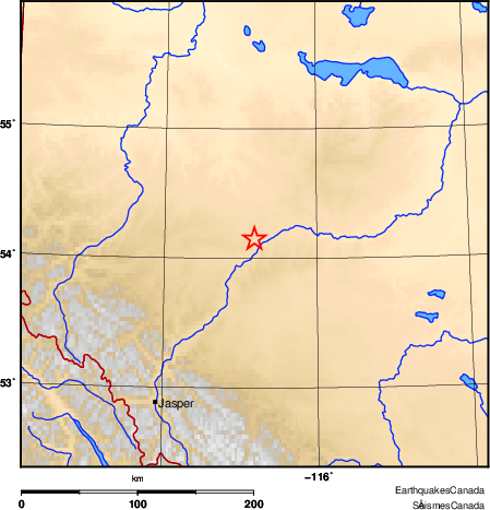 Map of Earthquake Area